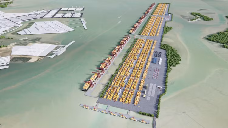 Phối cảnh cảng Cần Giờ