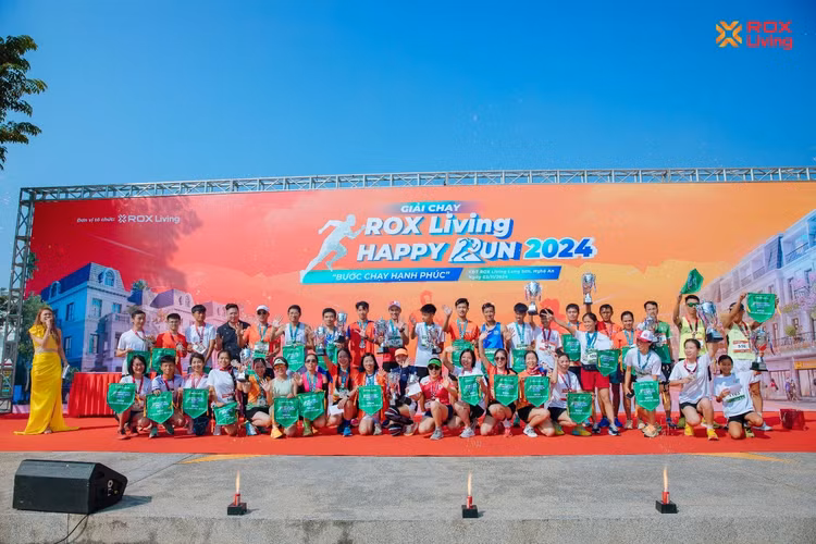 ROX Living Happy Run 2024 - Giải chạy gắn kết cộng đồng xứ Nghệ