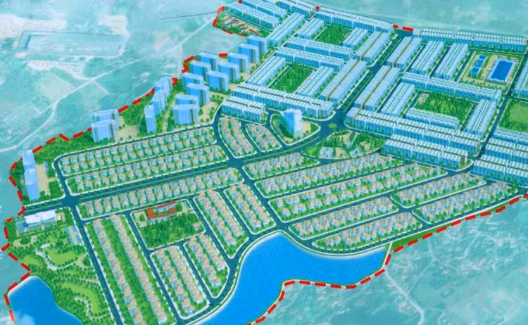 Phối cảnh Dự án Khu đô thị mới Thanh Minh, thị xã Phú Thọ
