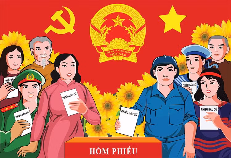 Hơn 69 triệu cử tri đi bỏ phiếu đại biểu Quốc hội khóa XV và HĐND các cấp