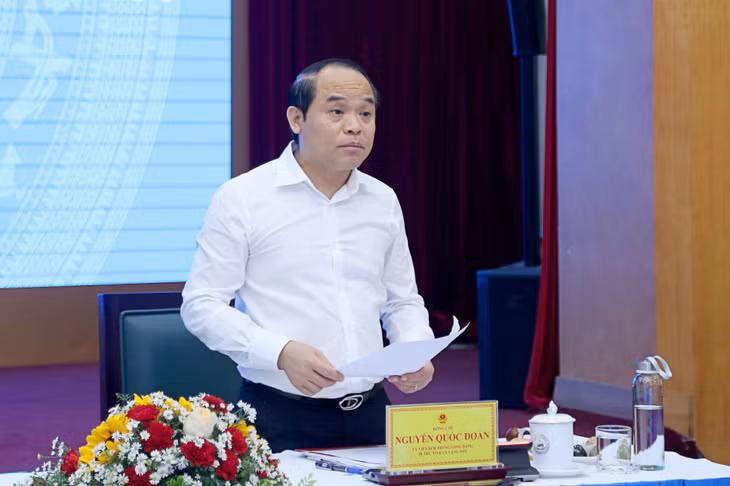 Bí thư tỉnh ủy Lạng Sơn Nguyễn Quốc Đoàn. Ảnh: Trang Hậu