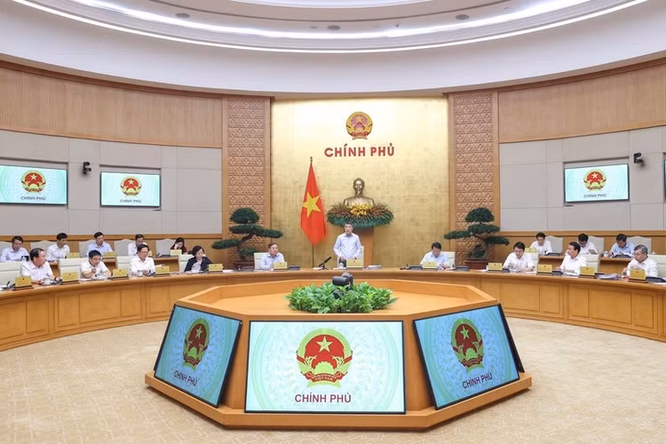 Thủ tướng Chính phủ Lê Minh Hưng chủ trì Phiên họp Chính phủ chuyên đề xây dựng pháp luật tháng 6/2026 - Ảnh: VGP/Nhật Bắc