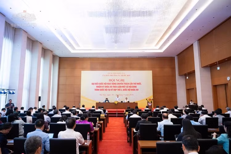 Các đại biểu thảo luận về nhóm dự án luật thuộc lĩnh vực hành chính, tư pháp