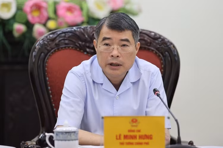 Thủ tướng Lê Minh Hưng chủ trì cuộc họp kiểm điểm tình hình, tháo gỡ các khó khăn, vướng mắc, thúc đẩy triển khai dự án đầu tư xây dựng Cảng hàng không quốc tế Long Thành giai đoạn 1 - Ảnh: VGP/Nhật Bắc