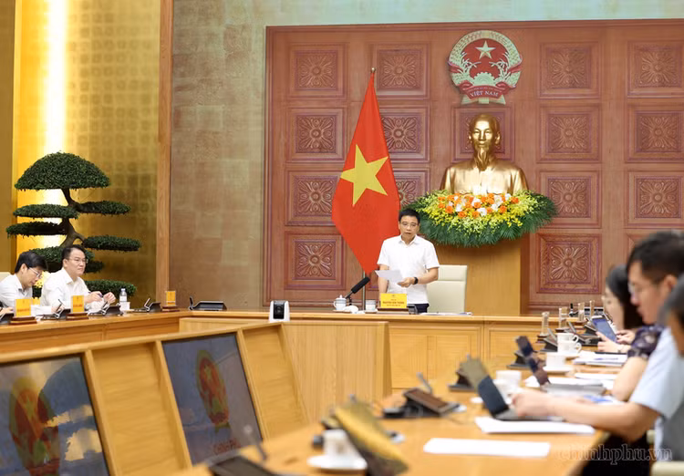 Phó Thủ tướng Chính phủ Nguyễn Văn Thắng chủ trì cuộc họp của Ban Chỉ đạo điều hành giá - Ảnh chinhphu.vn/Đức Tuân