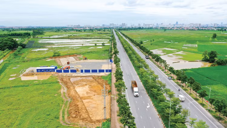 Dự án Đường Vành đai 4 - Vùng Thủ đô có chiều dài 112,8 km, đi qua Hà Nội, Hưng Yên, Bắc Ninh với tổng mức đầu tư khoảng 85.813 tỷ đồng. Ảnh: Lê Tiên