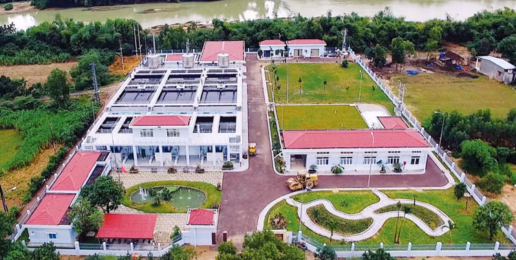 Nhà máy Xử lý nước Hà Thanh (Bình Định) - một trong nhiều công trình do Công ty CP Công nghệ Môi trường và Xây dựng Sài Gòn đầu tư xây dựng