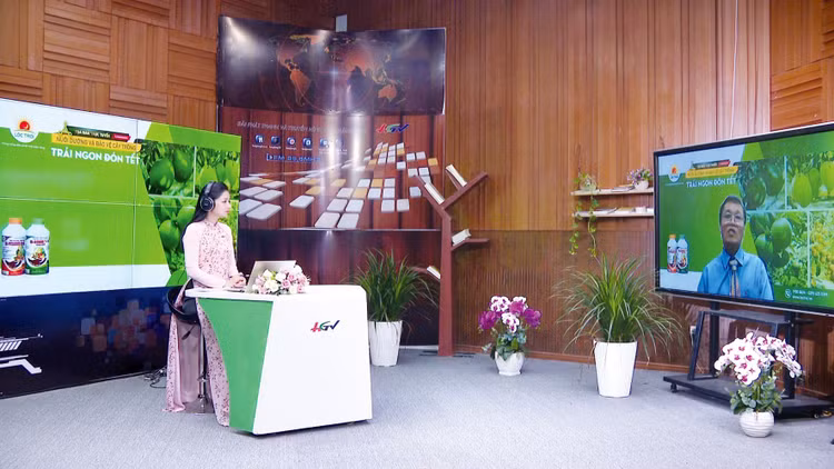 Năm 2021, Đài PT&TH tỉnh Hậu Giang tổ chức gần 60 sự kiện, tọa đàm trực tuyến trên nền tảng Internet, giúp đối tác linh hoạt kết nối với nông dân