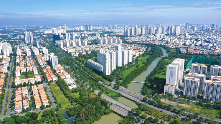 Nguồn cung bất động sản trong năm 2025 dự kiến vẫn được đóng góp chủ yếu bởi các đại đô thị của các chủ đầu tư lớn. Ảnh: Lê Tiên