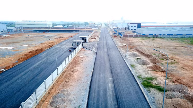 Dự án Đầu tư xây dựng và kinh doanh kết cấu hạ tầng Khu công nghiệp Tân Phước 1, tỉnh Tiền Giang có vốn đầu tư 5.936,5 tỷ đồng, quy mô 470 ha. Ảnh minh họa: Nhã Chi