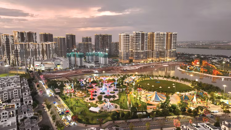 Một góc Khu đô thị Vinhomes Grand Park quy mô 272 ha tại khu Đông TP.HCM