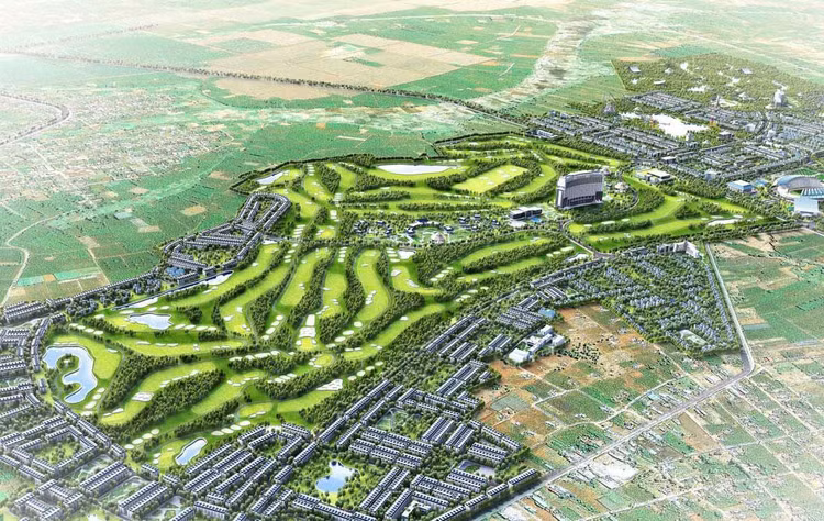 Khu biệt thự nhà ở thuộc Khu phức hợp tại huyện Đak Đoa (Gia Lai) có diện tích 105,52 ha, được quy hoạch trên địa bàn xã Glar, Tân Bình và thị trấn Đak Đoa. Ảnh: Mai Anh