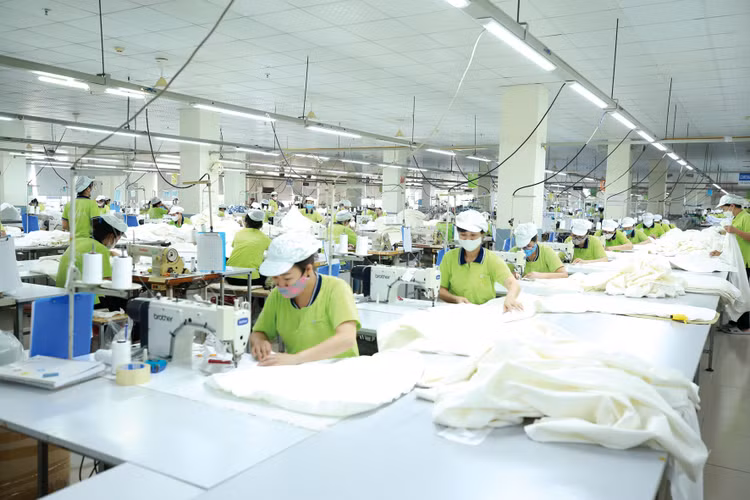 Dệt may là một trong số những nhóm hàng xuất khẩu đạt mức tăng trưởng 2 con số trong 2 tháng đầu năm 2024. Ảnh: Lê Tiên