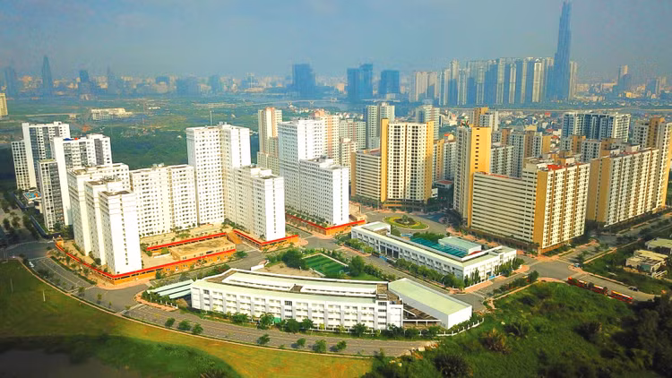 Từ nay đến năm 2025, TP.HCM dự kiến phát triển 2,467 triệu m2 sàn xây dựng nhà ở xã hội. Ảnh: Song Lê