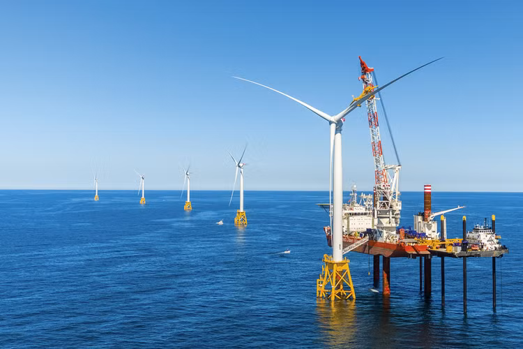 Theo Quy hoạch điện VIII, đến năm 2030, tổng công suất điện gió ngoài khơi phục vụ nhu cầu điện trong nước đạt 6.000 MW