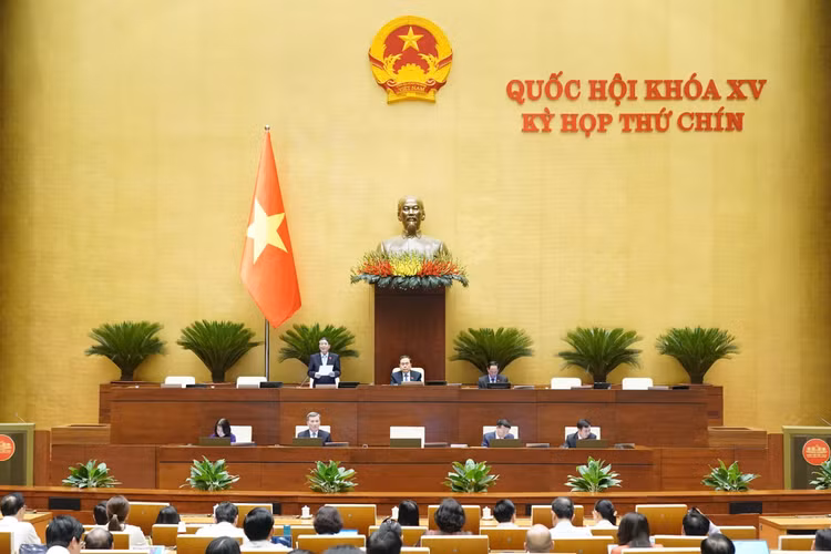 Phó Chủ tịch Quốc hội Nguyễn Đức Hải phát biểu điều hành phiên họp