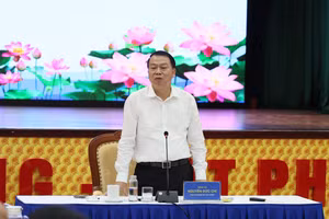 Thứ trưởng Nguyễn Đức Chi phát biểu tại Họp báo