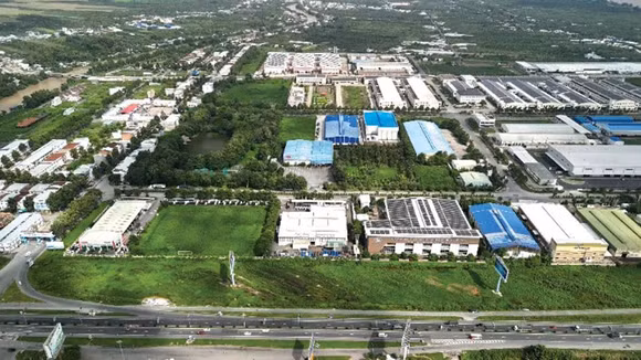 Dự án Khu công nghiệp Bình Minh quy mô 131,5 ha tại Vĩnh Long của Công ty CP Tư vấn Thương mại Dịch vụ Địa ốc Hoàng Quân Mê Kông. Ảnh: A.D